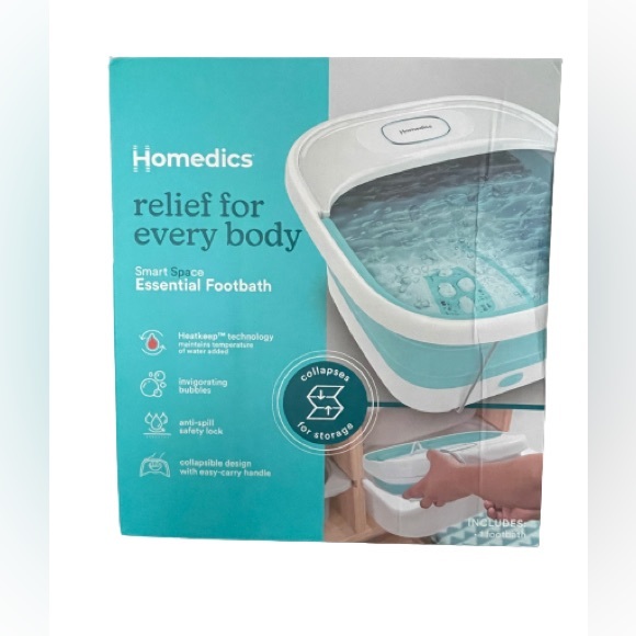 Homedics Compact Smart Space Collapsible Footbath - Picture 3 of 3